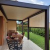 Pergola bioclimatica con tende 4