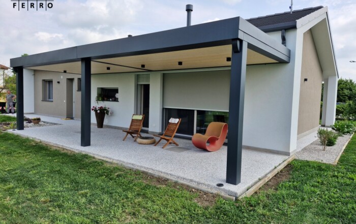 pergola soffitto in legno