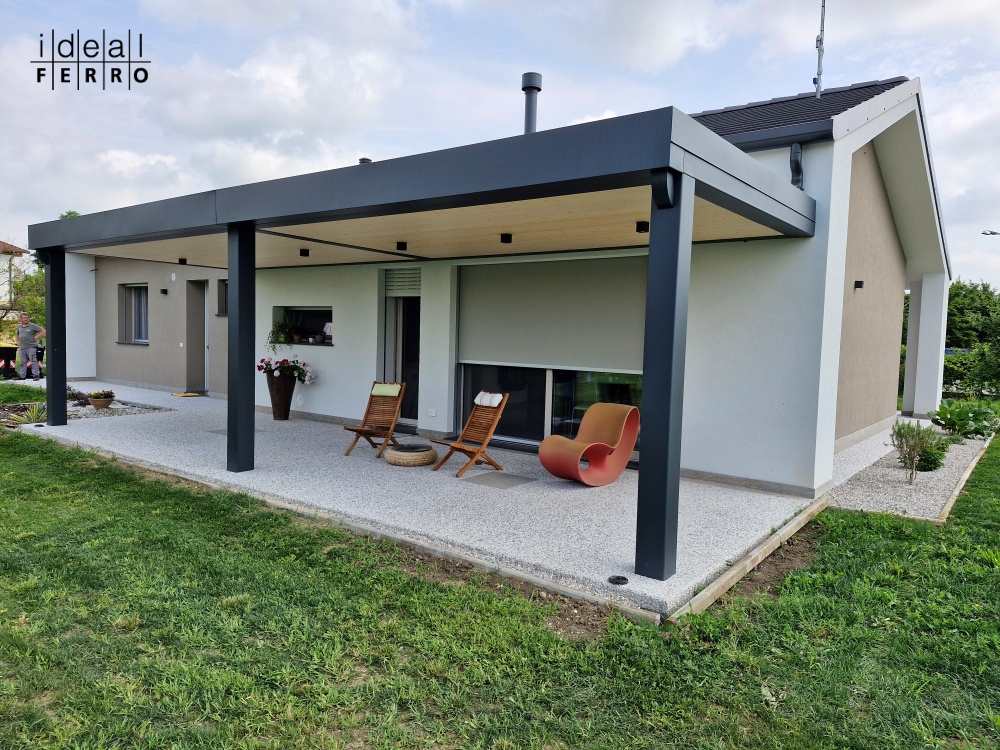 pergola soffitto in legno