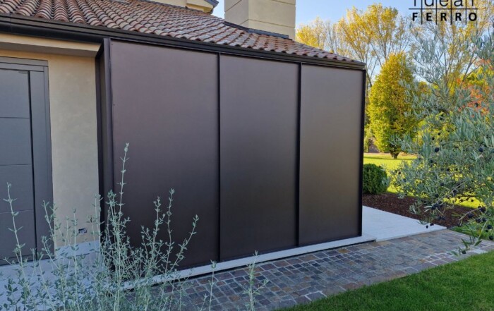 copertura vano scala_bussola in ferro