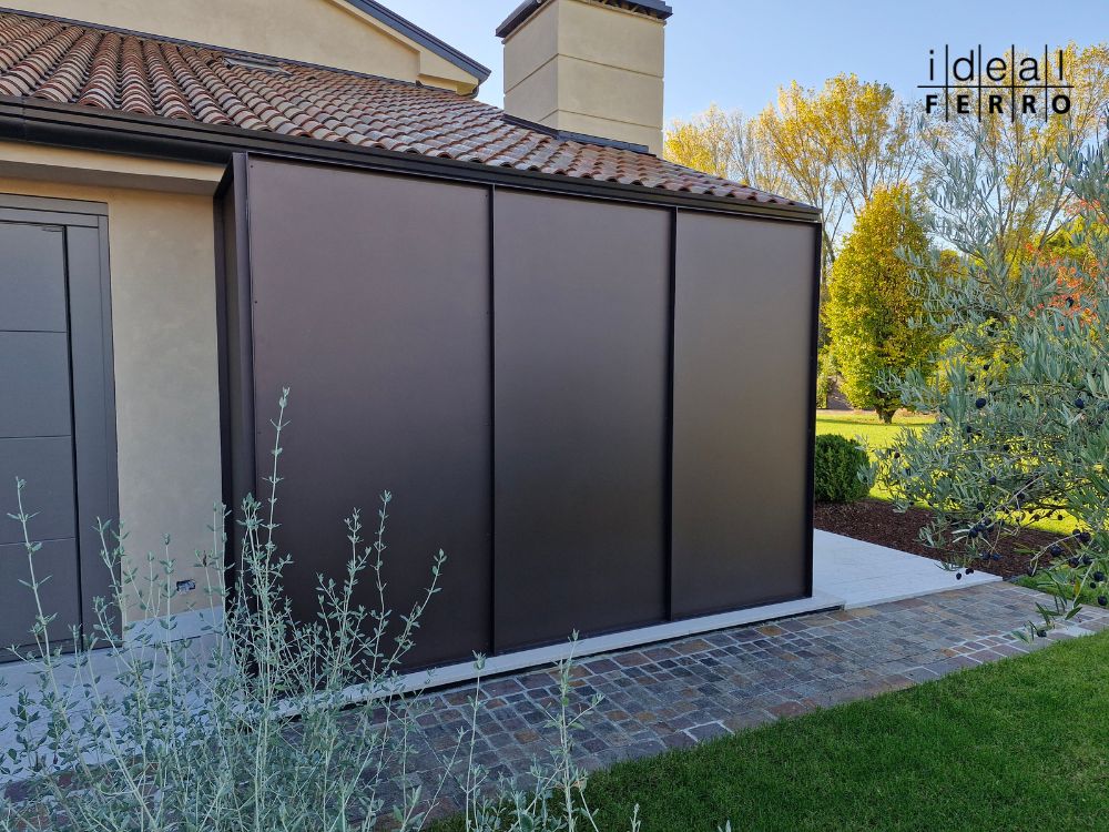 copertura vano scala_bussola in ferro