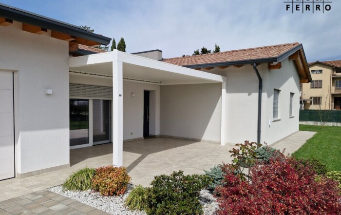 Pergola bioclimatica pratic bianca