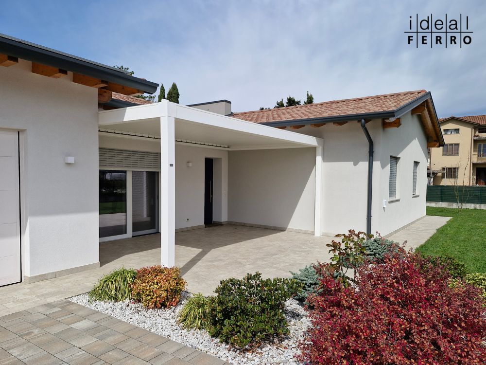 Pergola bioclimatica pratic bianca