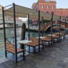 plateatico a Venezia in ferro e legno